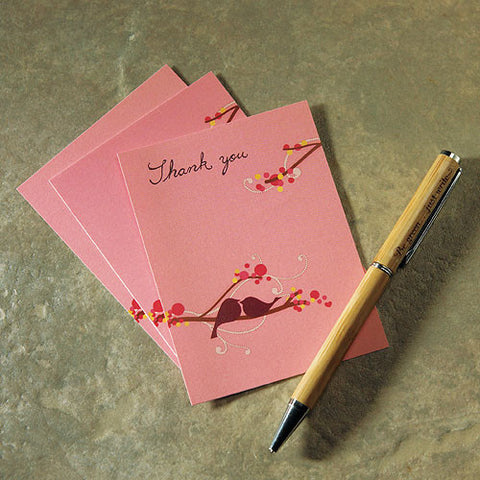 Love Bird Note Card Winter