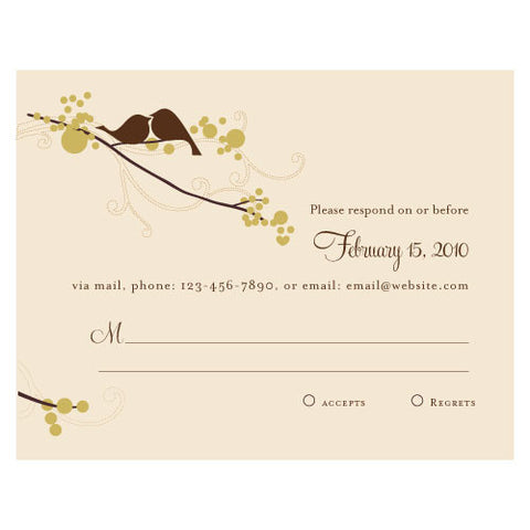Love Bird RSVP Winter