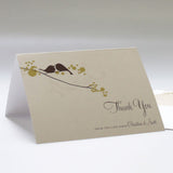 Love Bird Thank You Card Winter