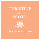Forget Me Not Square Tag Lavender