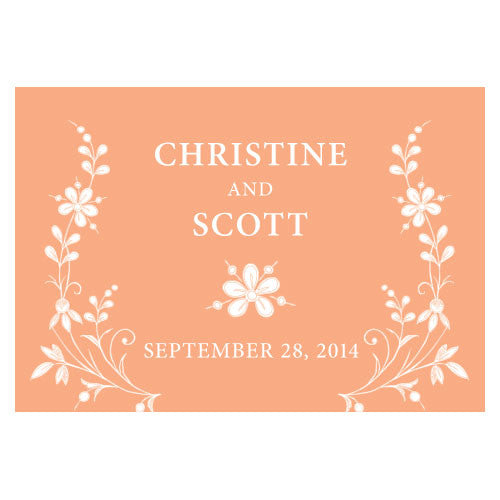 Forget Me Not Large Rectangular Tag Lavender