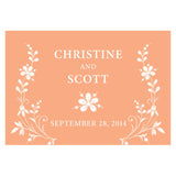 Forget Me Not Large Rectangular Tag Lavender
