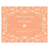 Forget Me Not Save The Date Card Lavender