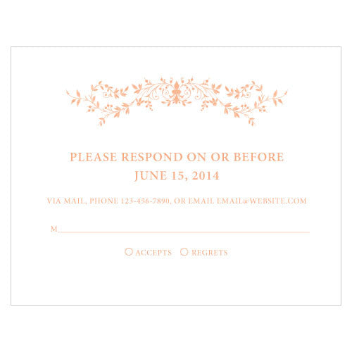Forget Me Not RSVP Lavender