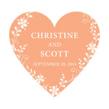 Forget Me Not Heart Sticker Lavender