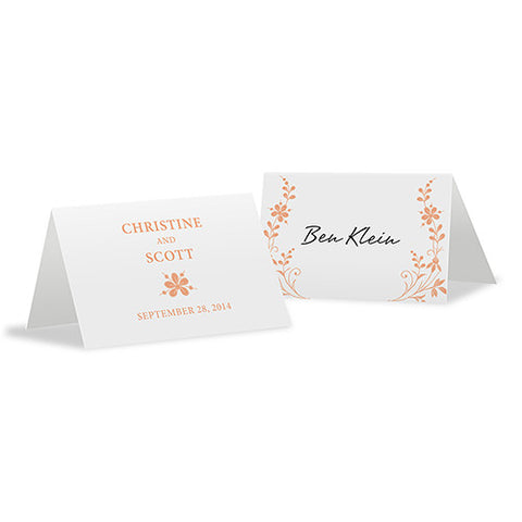 Forget Me Not Place Card With Fold Lavender