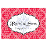 Moroccan Large Rectangular Tag Red