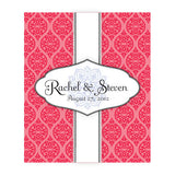 Moroccan Rectangular Label Red