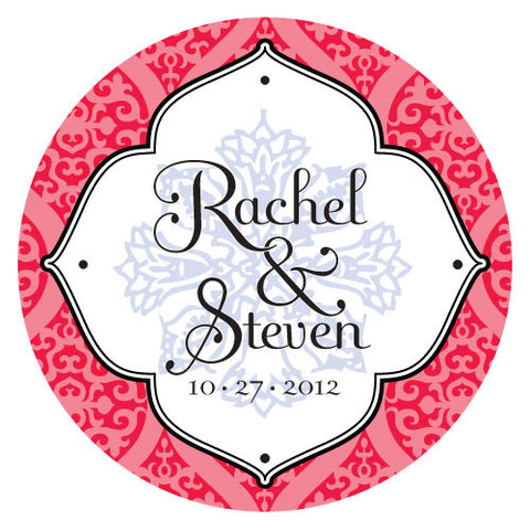 Moroccan Small Sticker Red