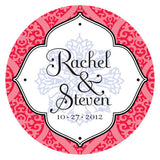 Moroccan Small Sticker Red