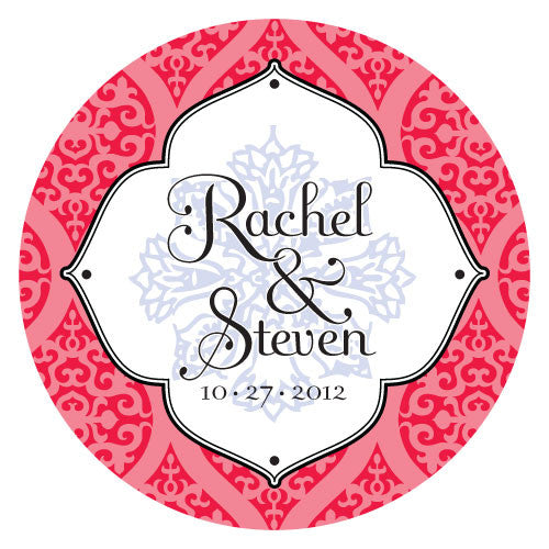 Moroccan Large Sticker Red