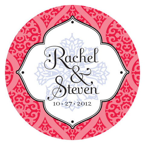 Moroccan Large Sticker Red