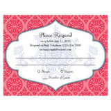 Moroccan RSVP Red