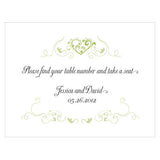 Heart Filigree Note Card Lavender