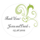 Heart Filigree Small Sticker Lavender