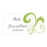Heart Filigree Diecut Sticker Lavender