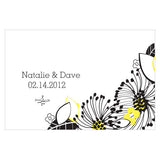 Floral Fusion Large Rectangular Tag Pastel Pink