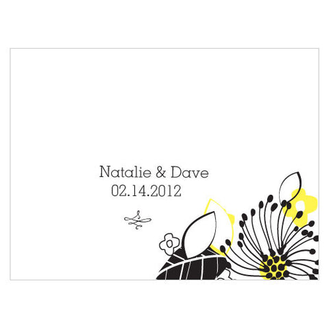 Floral Fusion Note Card Pastel Pink