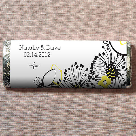 Floral Fusion Nut Free Gourmet Milk Chocolate Bar Pastel Pink