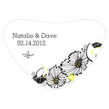 Floral Fusion Heart Container Sticker Pastel Pink