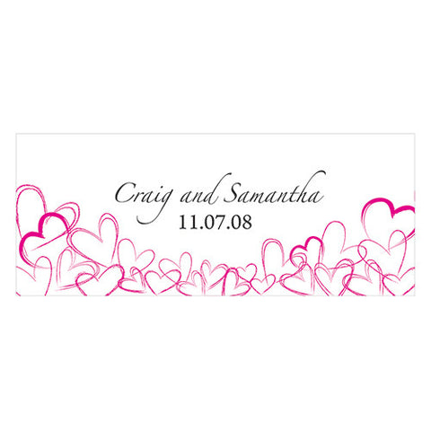 Contemporary Hearts Small Cling Lavender