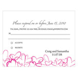 Contemporary Hearts RSVP Lavender