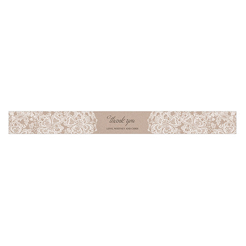 Lace Medley Paper Ribbon Wrap Black