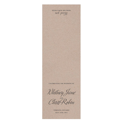 Lace Medley Folded Program Cover Black