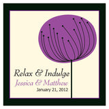 Romantic Elegance Square Tag Oasis Blue