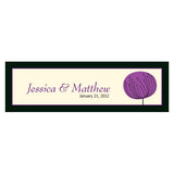 Romantic Elegance Small Rectangular Tag Oasis Blue