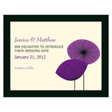 Romantic Elegance Save The Date Card Oasis Blue