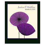 Romantic Elegance Rectangular Label Oasis Blue