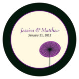 Romantic Elegance Small Sticker Oasis Blue