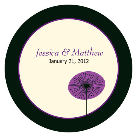 Romantic Elegance Small Sticker Oasis Blue