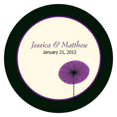 Romantic Elegance Large Sticker Oasis Blue