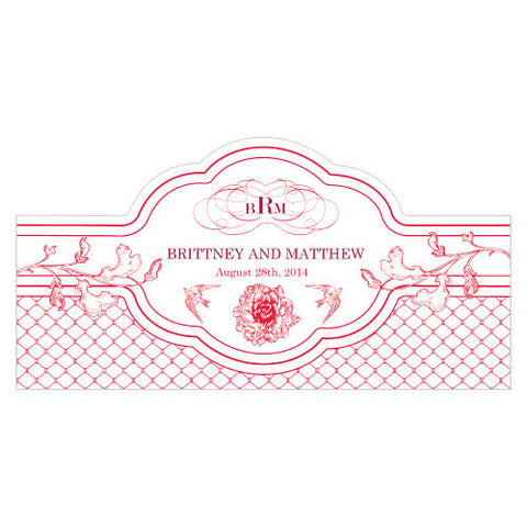 French Whimsy Small Cling Red