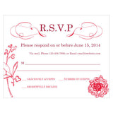 French Whimsy RSVP Red