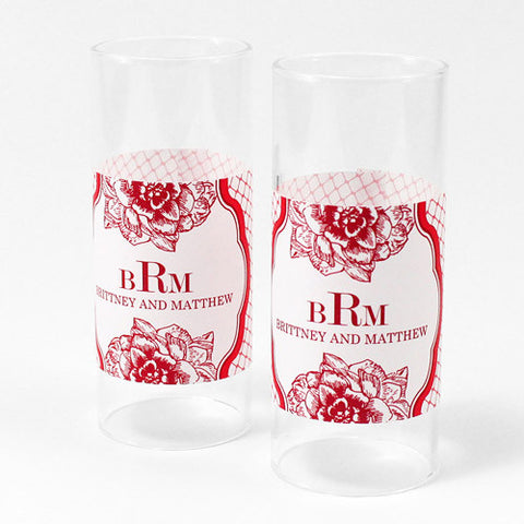 French Whimsy Mini Luminary Wrap Red