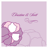 Pinwheel Poppy Square Tag Purple
