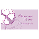 Pinwheel Poppy Small Ticket Purple