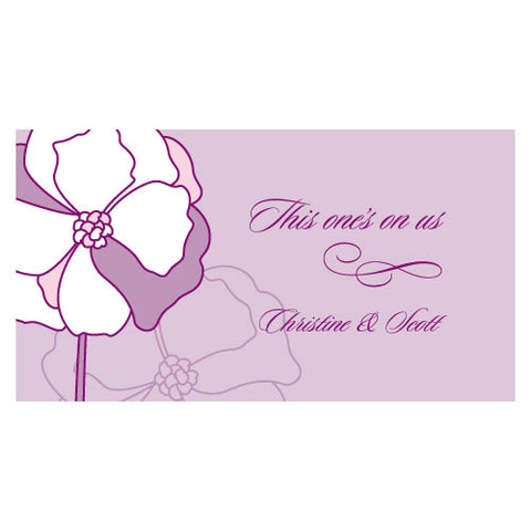 Pinwheel Poppy Small Ticket Purple