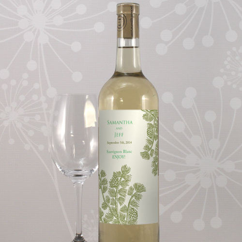 Evergreen Wine Label Willow Green