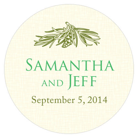 Evergreen Small Sticker Willow Green