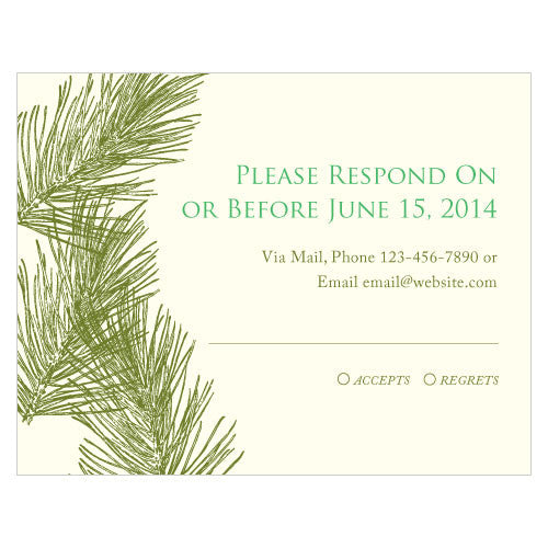 Evergreen RSVP Willow Green