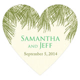 Evergreen Heart Sticker Willow Green