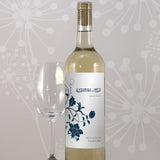 Floral Orchestra Wine Label Lavender