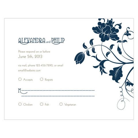 Floral Orchestra RSVP Lavender