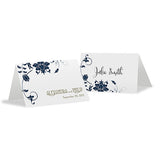 Floral Orchestra Place Card With Fold Lavender