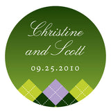 Golf Small Sticker Classical Green Gradient