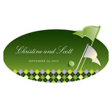 Golf Small Cling Classical Green Gradient